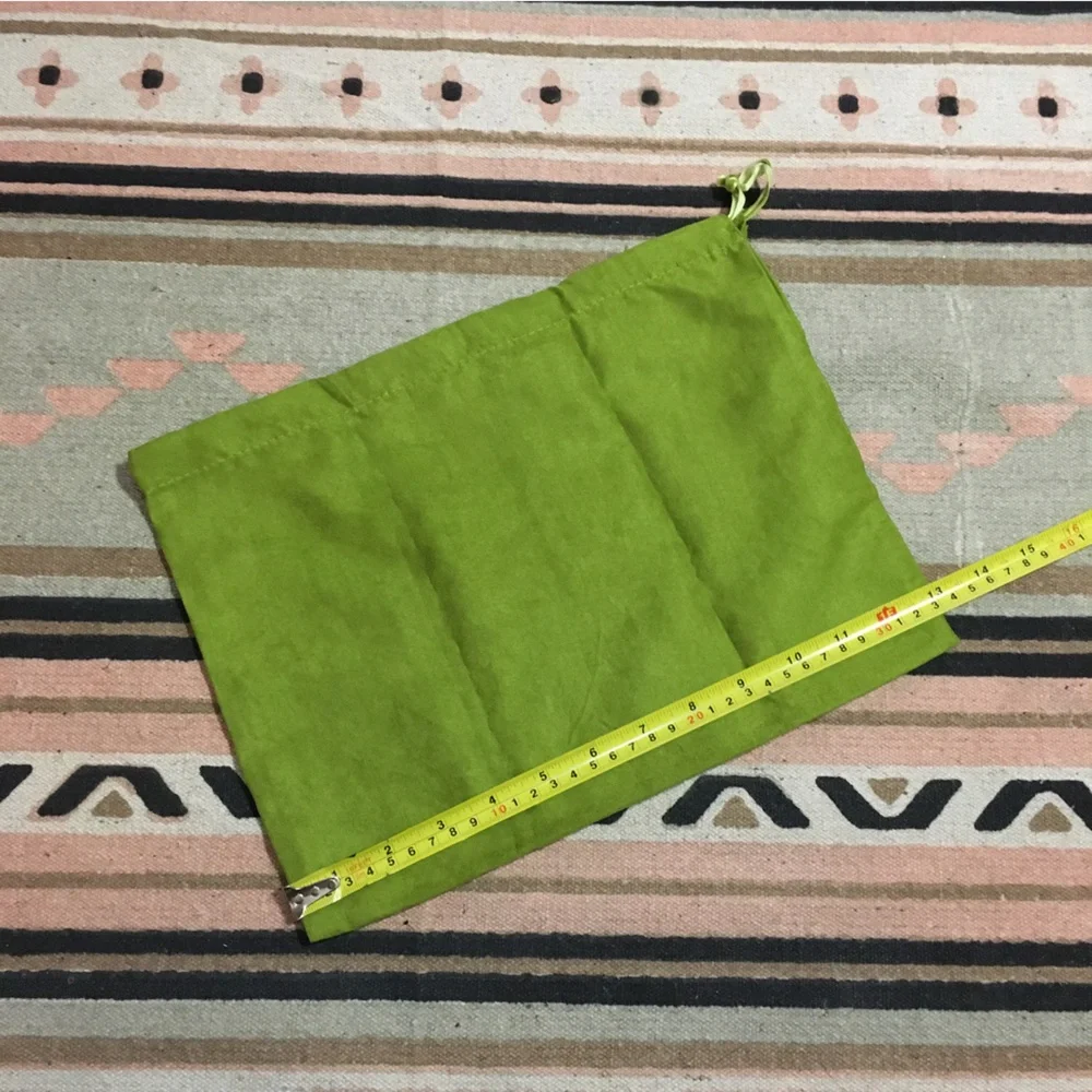 Tory Burch Soft Green Dustbag small approx 13” x 10” RARE travel